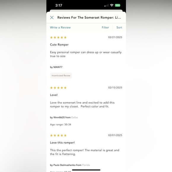 NWT new medium Anthropologie Somerset linen romper shorts navy blue - Picture 16 of 16